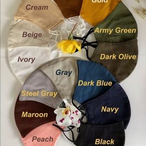 4 pack 100% Linen Face Mask-Better Breathing